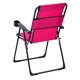 Katlanabilir Pembe Kamp Sandalyesi Kolçaklı Bardaklıklı  Dayanıklı
