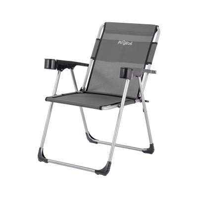 4 Adet Katlanır Kamp Sandalyesi ve Masa Seti - Rock - Antrasit - Bardaklıklı - 140 KG 4 Adet Katlanır Kamp Sandalyesi ve Masa Seti - Rock - Antrasit - Bardaklıklı - 140 KG