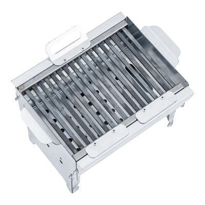 Katlanabilir Ayaklı Portatif Mangal - Paslanmaz - Argeus - Küçük - Taşıma Çantalı