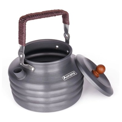 Lüks Kamp Çaydanlığı - Orcamp - 1.5 Lt - (OUT-1310) Lüks Kamp Çaydanlığı - Orcamp - 1.5 Lt - (OUT-1310)