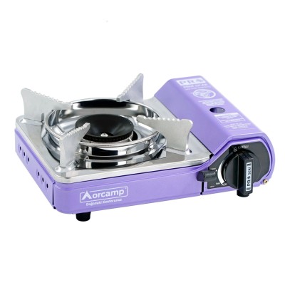 Tekli Çantalı Mini Portatif Ocak - Orcamp - Mor (CK-506)