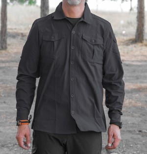 Loç Outdoor Tactical Erkek Gömleği Siyah Loç Outdoor Tactical Erkek Gömleği Siyah