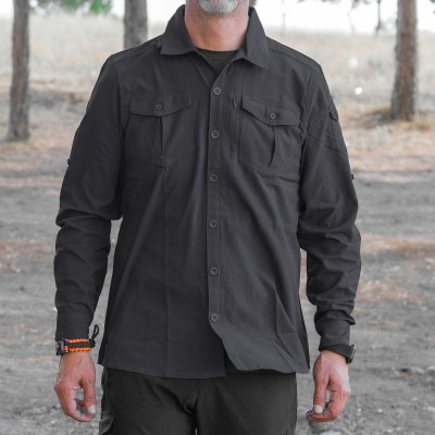 Loç Outdoor Tactical Erkek Gömleği Siyah Loç Outdoor Tactical Erkek Gömleği Siyah