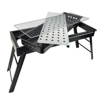 Portatif Katlanabilir Mangal - Madfox Cookout BBQ - Siyah - 547305