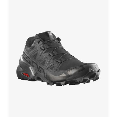 Salomon Speedcross 6 Erkek Koşu Ayakkabısı - Black/Black/Phantom