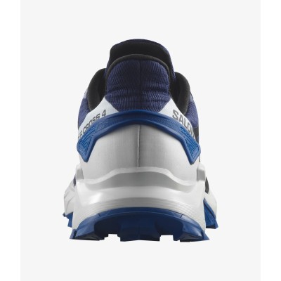 Salomon Supercross 4 Erkek Koşu Ayakkabısı - Blue Print/Black/Lapis Blue