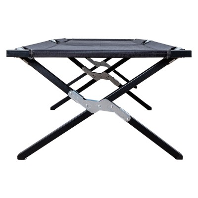 Argeus Katlanabilir Kamp Yatağı & Kampet Cepli Siyah