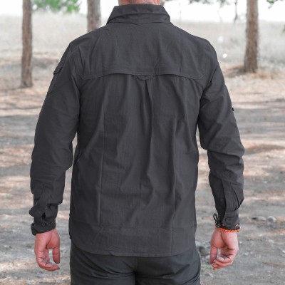 Loç Outdoor Tactical Erkek Gömleği Siyah Loç Outdoor Tactical Erkek Gömleği Siyah