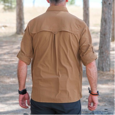 Loç Outdoor Tactical Erkek Gömleği Kum