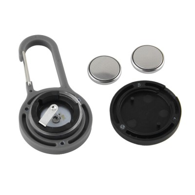 Panther Karabinalı Anahtarlık El Feneri Gri