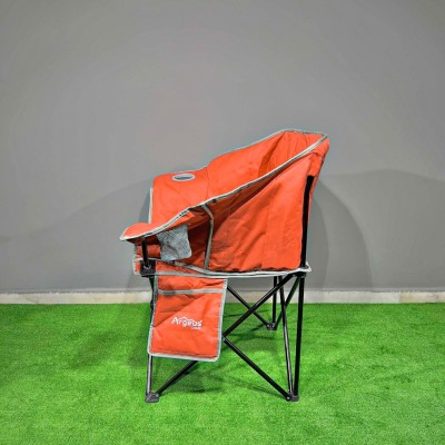 Turuncu Bardaklıklı Geniş Kamp Sandalyesi | Katlanabilir Outdoor Koltuk Turuncu Bardaklıklı Geniş Kamp Sandalyesi | Katlanabilir Outdoor Koltuk