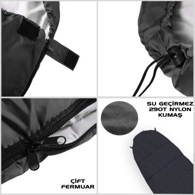 Uyku Tulumu - Peak - Bordo - Extreme -35C° - Savage YS-535 Uyku Tulumu - Peak - Bordo - Extreme -35C° - Savage YS-535