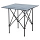 Antrasit Katlanır Kare Alüminyum Kamp Masası | Portatif Outdoor Masa