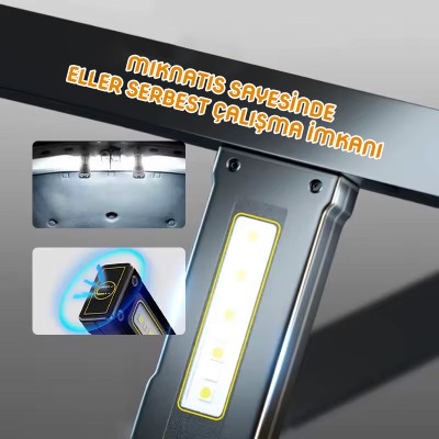 Panther USB Şarjlı Mıknatıslı El Feneri PT-974 Panther USB Şarjlı Mıknatıslı El Feneri PT-974