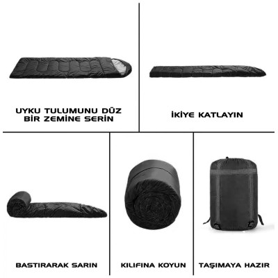 Uyku Tulumu - Mont Blanc - Kahve - Extreme -15C° - Savage YS-507 Uyku Tulumu - Mont Blanc - Kahve - Extreme -15C° - Savage YS-507