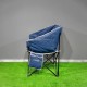 Geniş Oturumlu Katlanabilir Kamp Sandalyesi | Rahat Taşınabilir Koltuk-Lacivert Geniş Oturumlu Katlanabilir Kamp Sandalyesi | Rahat Taşınabilir Koltuk-Lacivert