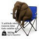 Katlanır Kamp Piknik Sandalyesi - Bardaklıklı - (DY.001) - Lacivert - Taşıma Çantalı Katlanır Kamp Piknik Sandalyesi - Bardaklıklı - (DY.001) - Lacivert - Taşıma Çantalı