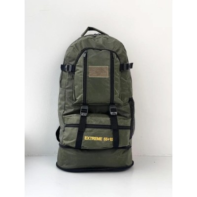 Savex Profesyonel Körüklü Sırt Çantası Haki 55+10 LT Savex Profesyonel Körüklü Sırt Çantası Haki 55+10 LT