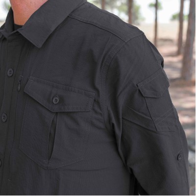 Loç Outdoor Tactical Erkek Gömleği Siyah Loç Outdoor Tactical Erkek Gömleği Siyah