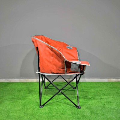 Turuncu Bardaklıklı Geniş Kamp Sandalyesi | Katlanabilir Outdoor Koltuk Turuncu Bardaklıklı Geniş Kamp Sandalyesi | Katlanabilir Outdoor Koltuk