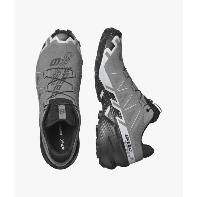 Salomon Speedcross 6 Erkek Koşu Ayakkabısı - Quiet Shade/Black/Pearl Blue