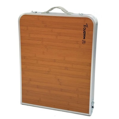 Ahşap Desenli Katlanır Kamp Masası | Taşınabilir Outdoor ve Piknik Masası