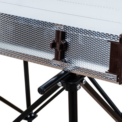 Katlanabilir Kamp Masası Alüminyum Hafif ve Dayanıklı-Silver