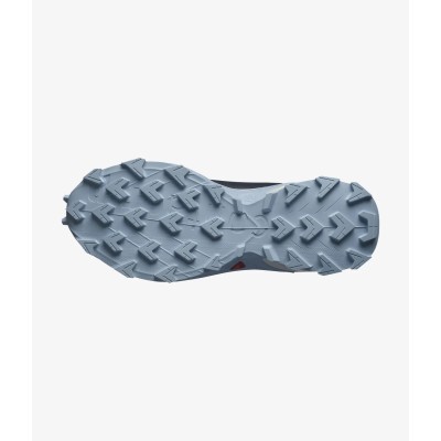 Salomon Supercross 4 Kadın Koşu Ayakkabısı - Grisaille/White/Cashmere Blue