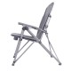 Katlanabilir Kamp Sandalyesi - Trono 3 - Orcamp - Kademeli - Gri Katlanabilir Kamp Sandalyesi - Trono 3 - Orcamp - Kademeli - Gri