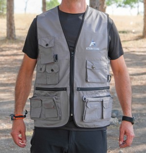 Action Çok Cepli Balıkçı Yeleği Gri Action Çok Cepli Balıkçı Yeleği Gri