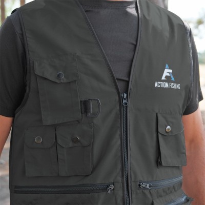 Action Çok Cepli Tactical Avcı Yeleği Haki Action Çok Cepli Tactical Avcı Yeleği Haki