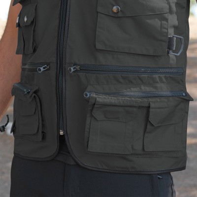 Action Çok Cepli Tactical Avcı Yeleği Haki Action Çok Cepli Tactical Avcı Yeleği Haki