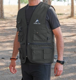 Action Dört Mevsim Çok Cepli Outdoor Spor Yelek Haki Action Dört Mevsim Çok Cepli Outdoor Spor Yelek Haki