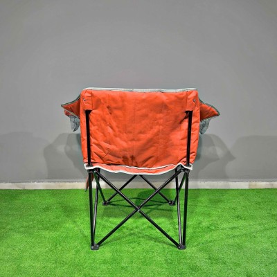 Turuncu Bardaklıklı Geniş Kamp Sandalyesi | Katlanabilir Outdoor Koltuk Turuncu Bardaklıklı Geniş Kamp Sandalyesi | Katlanabilir Outdoor Koltuk