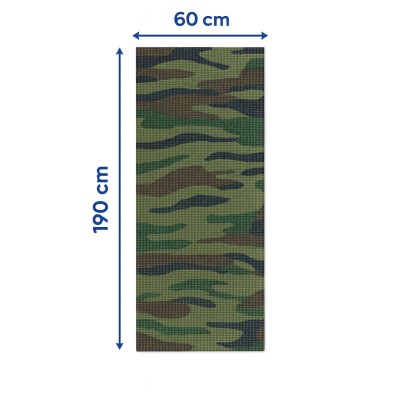Kamp Matı -  Argeus - 10mm Foam Mat - Kamuflaj - (60*190 cm)