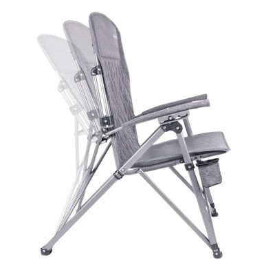 Katlanabilir Kamp Sandalyesi - Trono 3 - Orcamp - Kademeli - Gri Katlanabilir Kamp Sandalyesi - Trono 3 - Orcamp - Kademeli - Gri