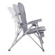 Katlanabilir Kamp Sandalyesi - Trono 3 - Orcamp - Kademeli - Gri Katlanabilir Kamp Sandalyesi - Trono 3 - Orcamp - Kademeli - Gri