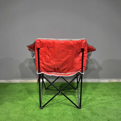 Kırmızı Bardaklıklı Geniş Kamp Sandalyesi | Katlanabilir Outdoor Koltuk Kırmızı Bardaklıklı Geniş Kamp Sandalyesi | Katlanabilir Outdoor Koltuk