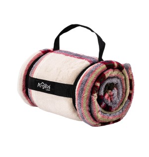 Peluş Polar Televizyon Battaniyesi - Mavi Ekose - TV Battaniye - Acil Durum Battaniyesi - 200*180cm