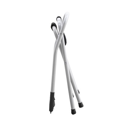 Katlanabilir Kamp Sandalyesi Siyah Sırt Destekli Hafif