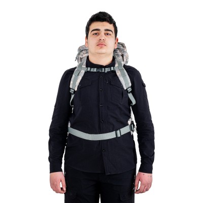 Savage Ventura 70 Litre | Dayanıklı Trekking & Kamp Sırt Çantası Gri Dijital Kamuflaj 