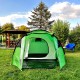 Yeşil ARG-202 Geniş Bagajlı 4 Kişilik Çift Tenteli Aile Kamp Çadırı