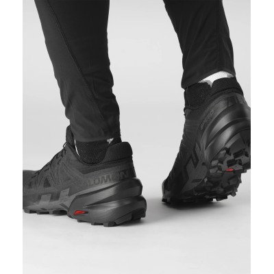 Salomon Speedcross 6 Erkek Koşu Ayakkabısı - Black/Black/Phantom