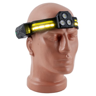 Şarj Edilebilir Kafa Lambası - Wison - Sensörlü - Şerit COB Ledli