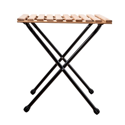 Doğal Ahşap Rulo Panel Kamp Masası | Portatif Katlanır Outdoor Masa