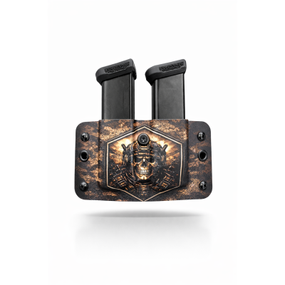 Kydex 9 mm Çiftli Şarjör Kılıfı ARTWORK | Dayanıklı ve Hızlı Taşıma