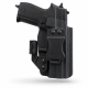 Sig Sauer P229 Uyumlu Kydex Ter Guard'lı İç Taşıma Kılıfı (IWB) V2 – Siyah