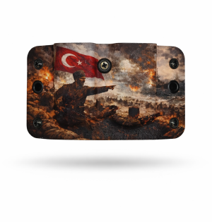  Kydex 9 mm Çiftli Şarjör Kılıfı ARTWORK | Dayanıklı ve Hızlı Taşıma